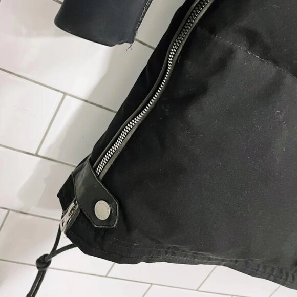 Rudsak Down Winter Coat Black Size Small Fox Fur - Picture 4 of 4